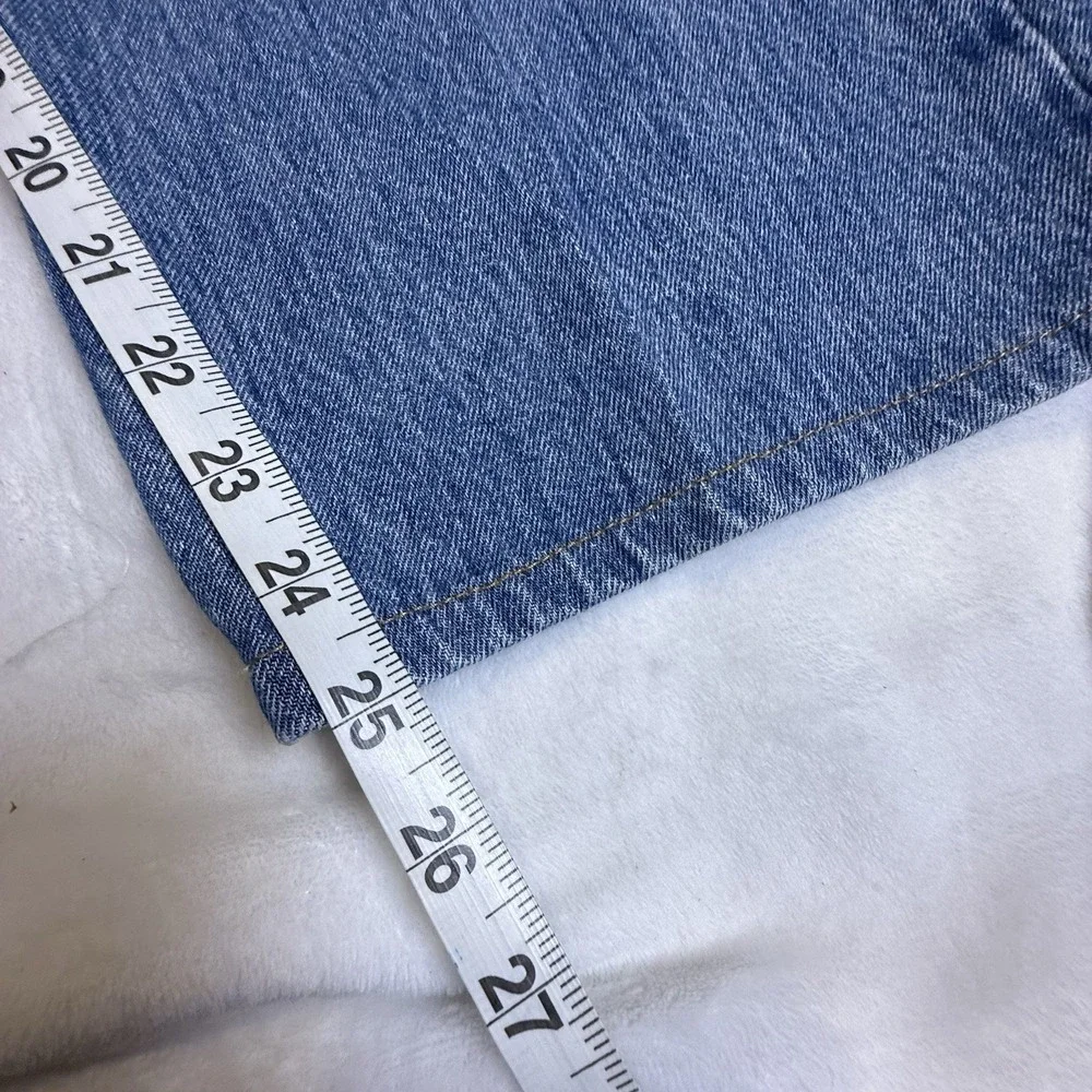 Vintage Levi’s 501 Jeans W40 L30 Light Wash Altered Cropped Wide Leg 00501-0193